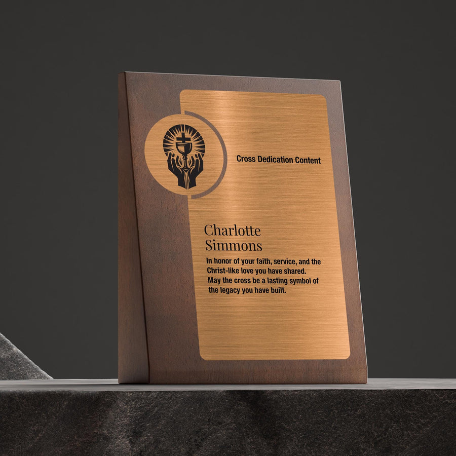 Office Plaque Gift Acrylic Display Photo Block Award