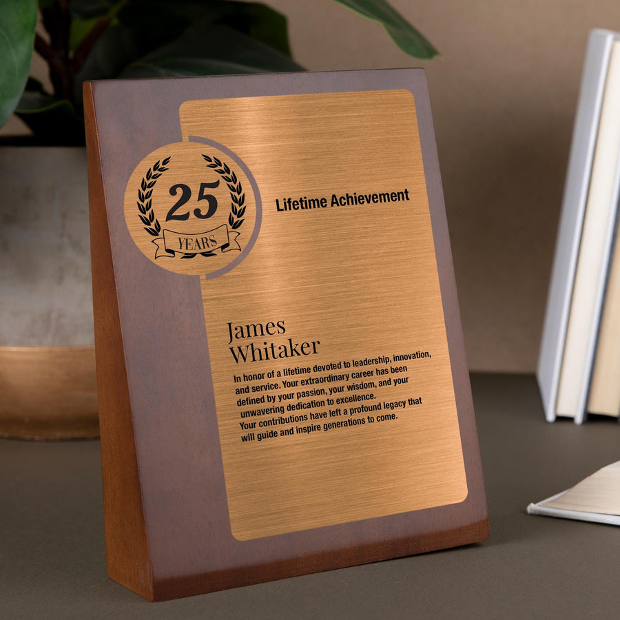 Office Plaque Gift Acrylic Display Photo Block Award
