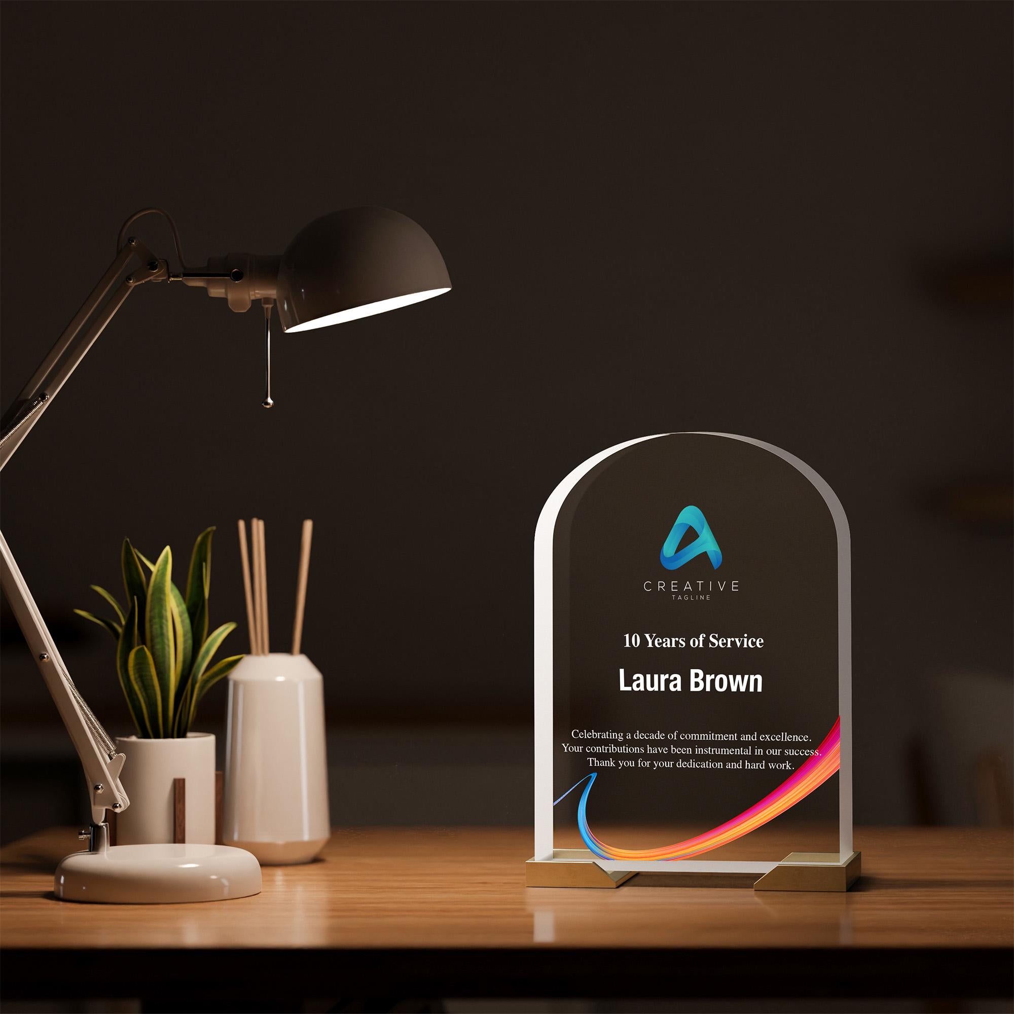 Personalized Award Customized Acrylic Trophy