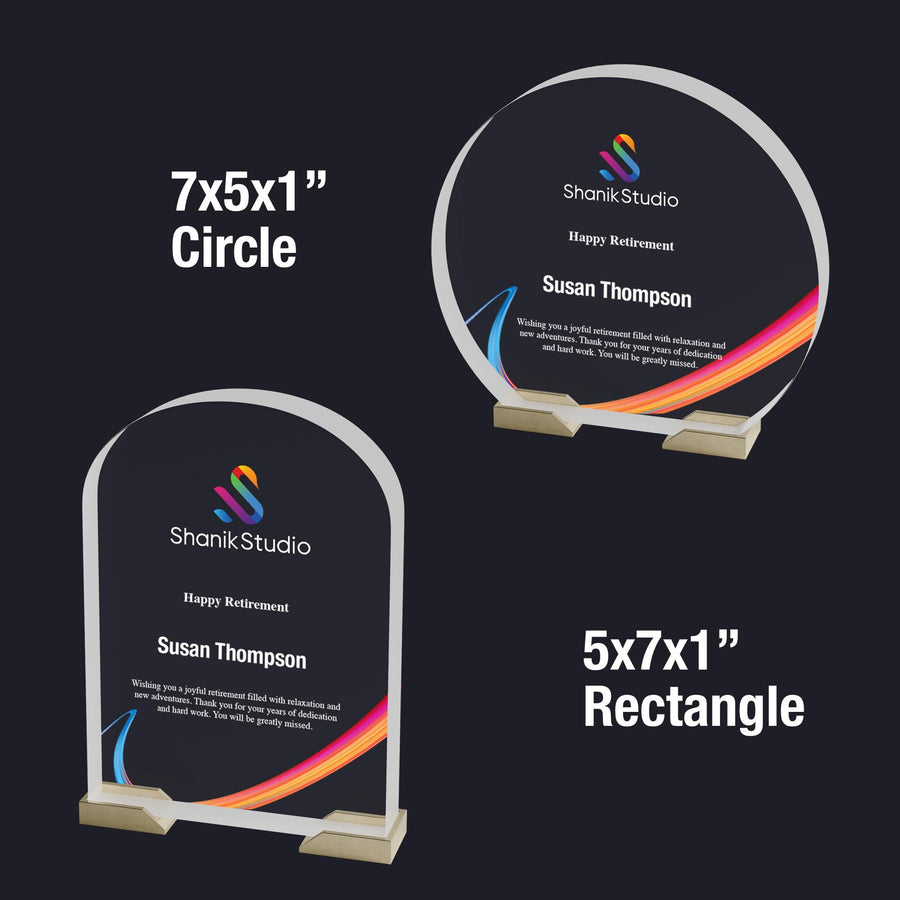 Personalized Award Customized Acrylic Trophy