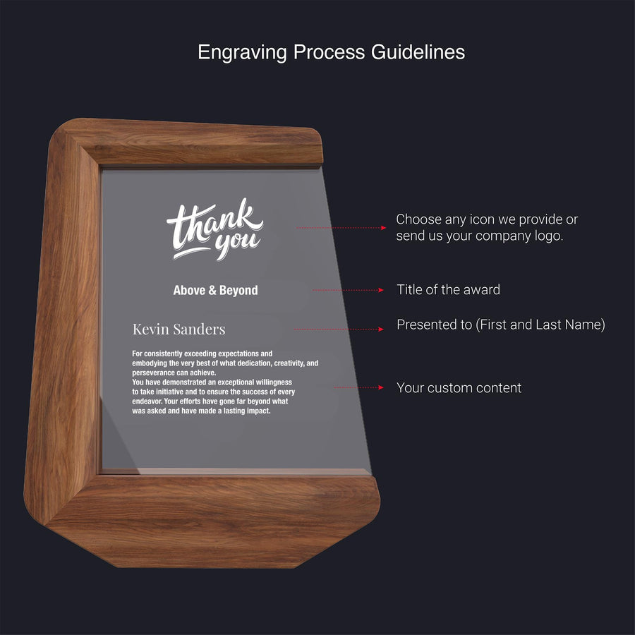 a picture frame with the words thank you on it