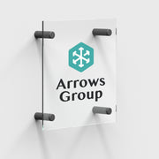 a sign for the Arrows Group, which is a company that specializes in snow removal equipment.