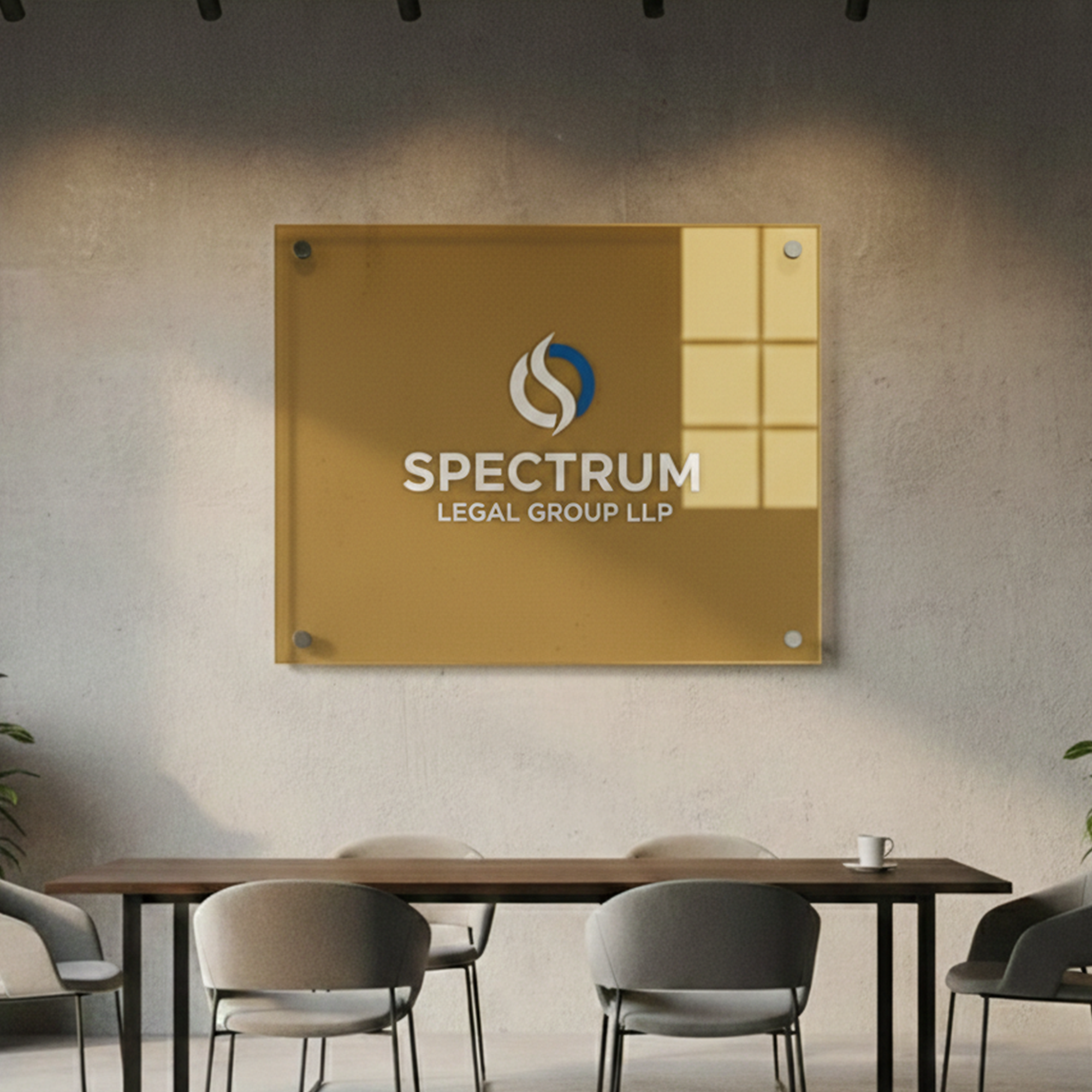 Storefront acrylic business signs