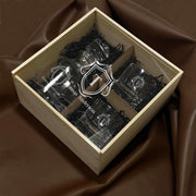 Custom Whiskey Decanter Set Personalized Glassware Gift Box