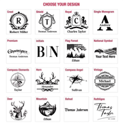 a bunch of different type of logos
