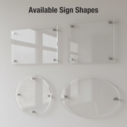 Meeting room writable blank acrylic board wall mounted office task board clear acrylic dry erase board reception announcement acrylic sign