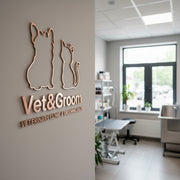 Beauty salon wall letters 3d acrylic makeup studio logo sign reception wall decor business name lash technician laser cut acrylic sign