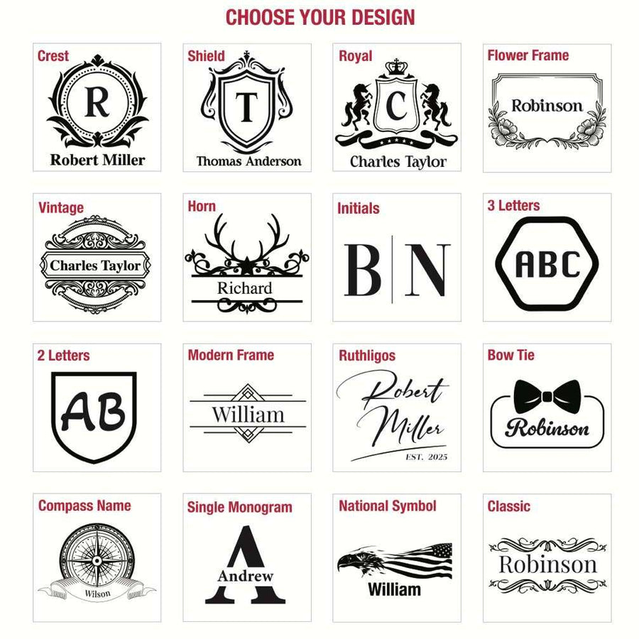 Men's Dresser Box - Personalized Wooden Tie Box for 8 Ties Display and Storage