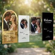 Bridal shower welcome sign personalized bride to be poster custom name and photo wedding shower sign modern bridal shower decoration