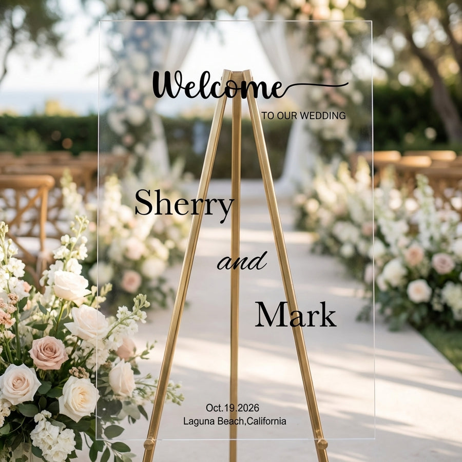 Bridal shower welcome sign personalized bride to be poster custom name and photo wedding shower sign modern bridal shower decoration