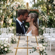 Bridal shower welcome sign personalized bride to be poster custom name and photo wedding shower sign modern bridal shower decoration