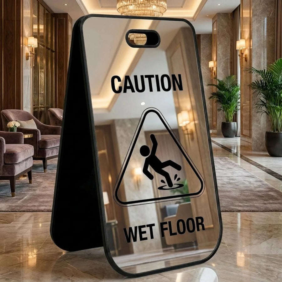Sidewalk directional sign personalized business advertisement caution warning safety danger restricted area freestanding sign acrylic
