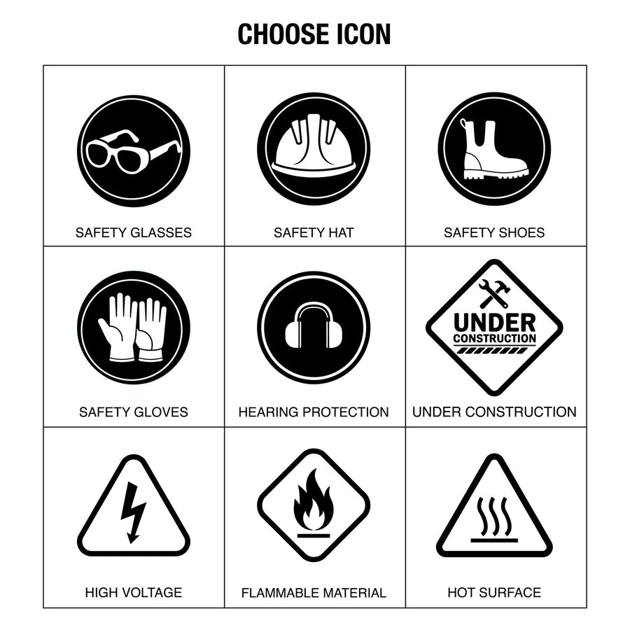 Sidewalk directional sign personalized business advertisement caution warning safety danger restricted area freestanding sign acrylic