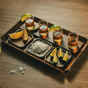 Barware gifts for tequila drinker gifts engraved glassware tequilla set bar decor gift for man cave shot galss serving tray bar gift for him