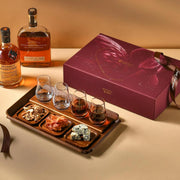 Groomsmen gift engraved whiskey set hostess gift ideas personalized brandy glasses snack coasters flight set bourbon themed gifts for him