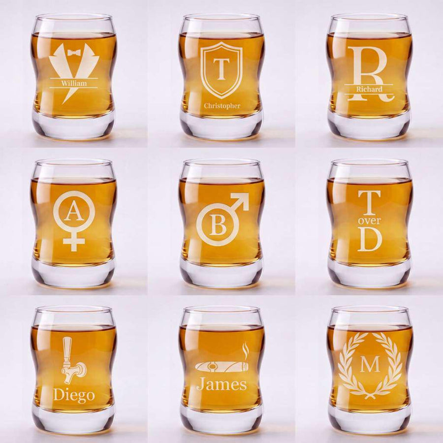 Engraved Tasting Glasses Gift for Beer Lover Personalized Beer Flight Set with Wooden Paddle Craft Beer Sampler Board with Snack Coasters