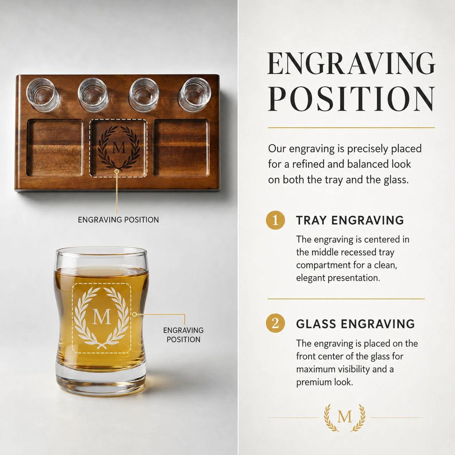 Personalized Tequila Shot Board With Glasses Acacia Wood Serving Tray Custom Engraved Shot Flight Set Anniversary Housewarming Gift For Him