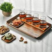 Groomsmen gift engraved whiskey set hostess gift ideas personalized brandy glasses snack coasters flight set bourbon themed gifts for him