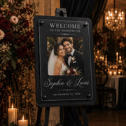 Wedding directional sign customizable wedding sign event welcome board engagement party decor welcome poster board modern wedding sign