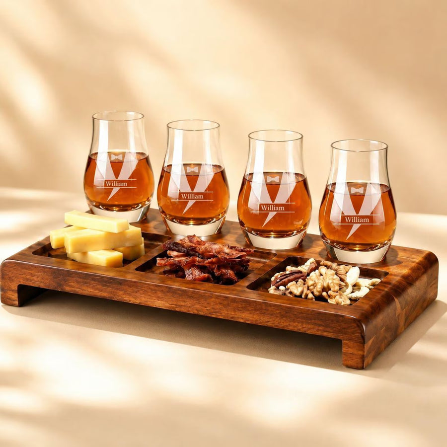 Custom whiskey glasses custom groomsmen gifts personalized glassware custom old fashion glass whiskey serving tray custom bar gifts for men