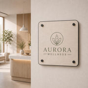 Realtor welcome sign for business real estate agent sign wall decor acrylic floating business real estate decor advertising custom made sign