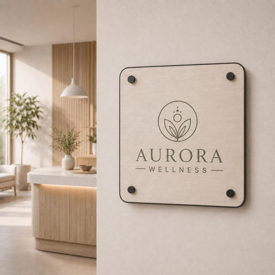 Realtor welcome sign for business real estate agent sign wall decor acrylic floating business real estate decor advertising custom made sign