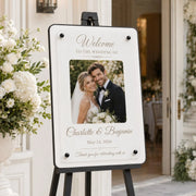 Wedding directional sign customizable wedding sign event welcome board engagement party decor welcome poster board modern wedding sign