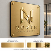 Acrylic wall name plate personalized acrylic name sign custom 3d on acrylic doctor office sign company logo wall plaque name board