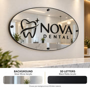 Acrylic wall name plate personalized acrylic name sign custom 3d on acrylic doctor office sign company logo wall plaque name board