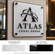 Acrylic wall name plate personalized acrylic name sign custom 3d on acrylic doctor office sign company logo wall plaque name board