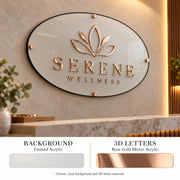 Acrylic wall name plate personalized acrylic name sign custom 3d on acrylic doctor office sign company logo wall plaque name board