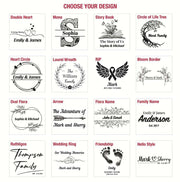 Personalized baby keepsake box wooden milestone storage engraved name box first year keepsake gift for new parents from grandparents