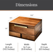 Custom Dog Photo Memorial Box Personalized Pet Keepsake Chest Pet Loss Gift Dog Remembrance Sympathy Gift