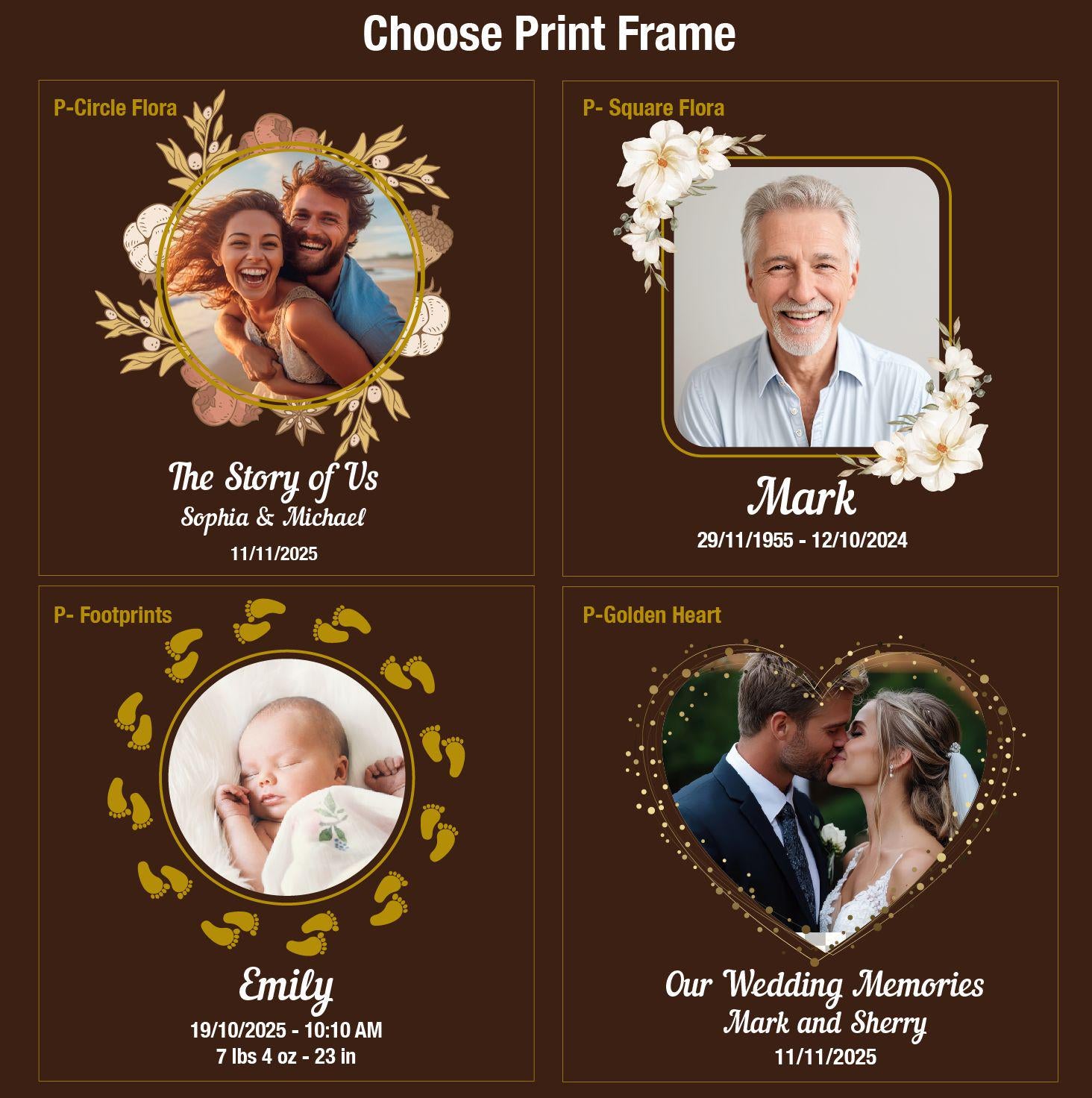 Custom print photo memory box loss of husband bereavement keepsake wood chest for grieving daughter parent remembrance comfort gift