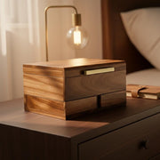 Personalized Print Newborn Photo Memory Box Wooden Baby Keepsake Chest Custom Birth Stats Heirloom Hospital Bracelet Ultrasound Organizer