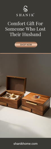 Custom print photo memory box loss of husband bereavement keepsake wood chest for grieving daughter parent remembrance comfort gift