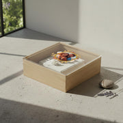 1 Year Anniversary Gift for Wife Romantic Keepsake Box for Her Personalized Anniversary Memory Box Wedding Vow Storage Custom Acrylic Lid