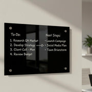 Meeting room writable blank acrylic board wall mounted office task board clear acrylic dry erase board reception announcement acrylic sign