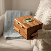 Custom Dog Photo Memorial Box Personalized Pet Keepsake Chest Pet Loss Gift Dog Remembrance Sympathy Gift