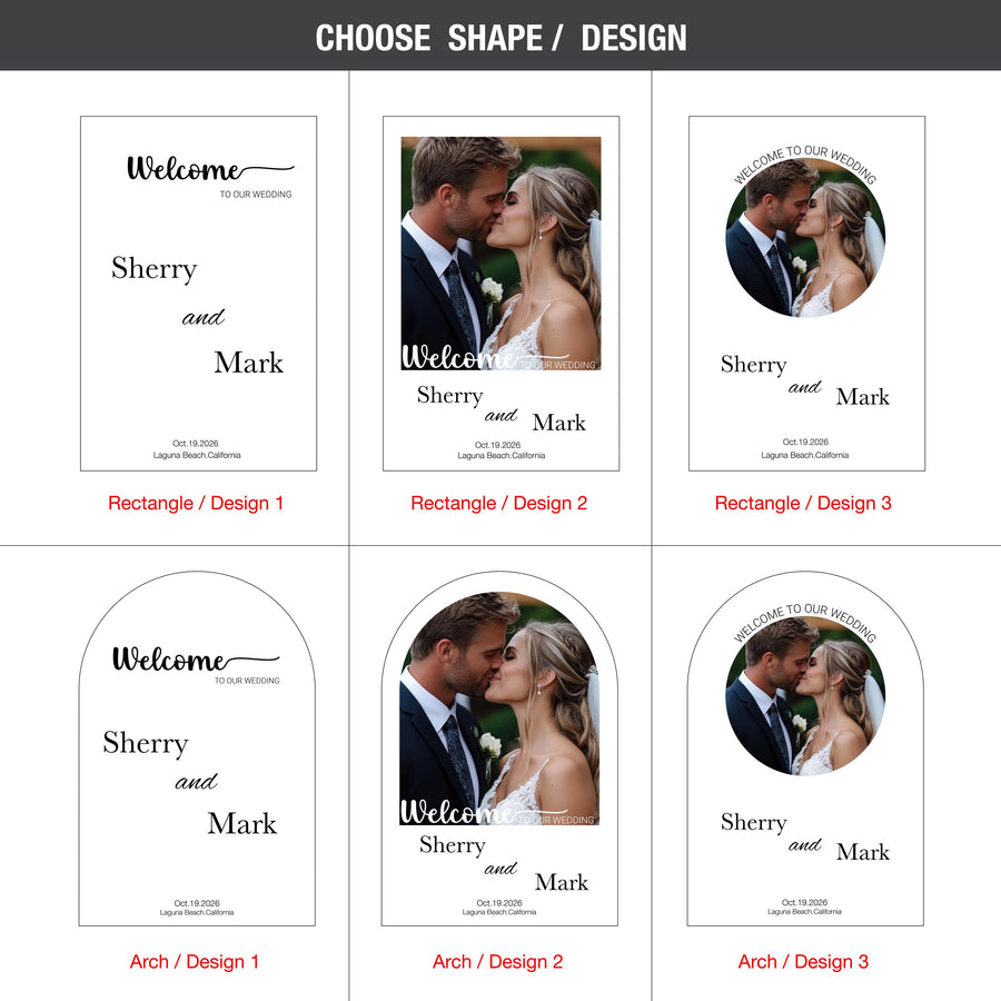Bridal shower welcome sign personalized bride to be poster custom name and photo wedding shower sign modern bridal shower decoration