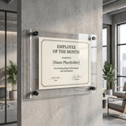 Acrylic Floating Frame Wall Mount Floating Picture Frame for Diploma Certificate Poster Artwork Degree Display