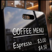 Write erase A frame sign marker writable sidewalk sign for changeable menu daily update sandwich board for shop storefront pavement sign