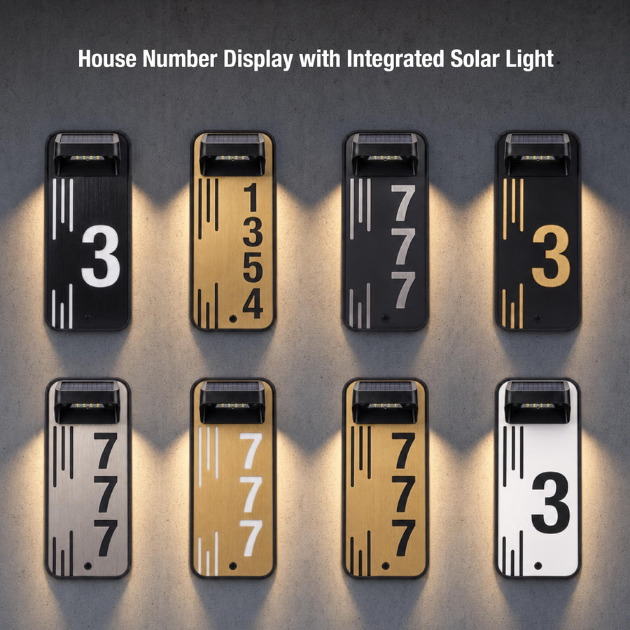 Home number sign led display adress acrylic sign house number adress plaque farmhouse home exterior decor custom made outdoor wall signc outdoor lighted door number sign (Copy)