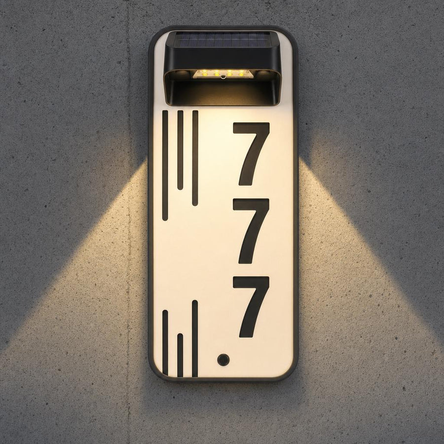 Home number sign led display adress acrylic sign house number adress plaque farmhouse home exterior decor custom made outdoor wall signc outdoor lighted door number sign (Copy)