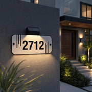 Home number sign led display adress acrylic sign house number adress plaque farmhouse home exterior decor custom made outdoor wall signc outdoor lighted door number sign (Copy)