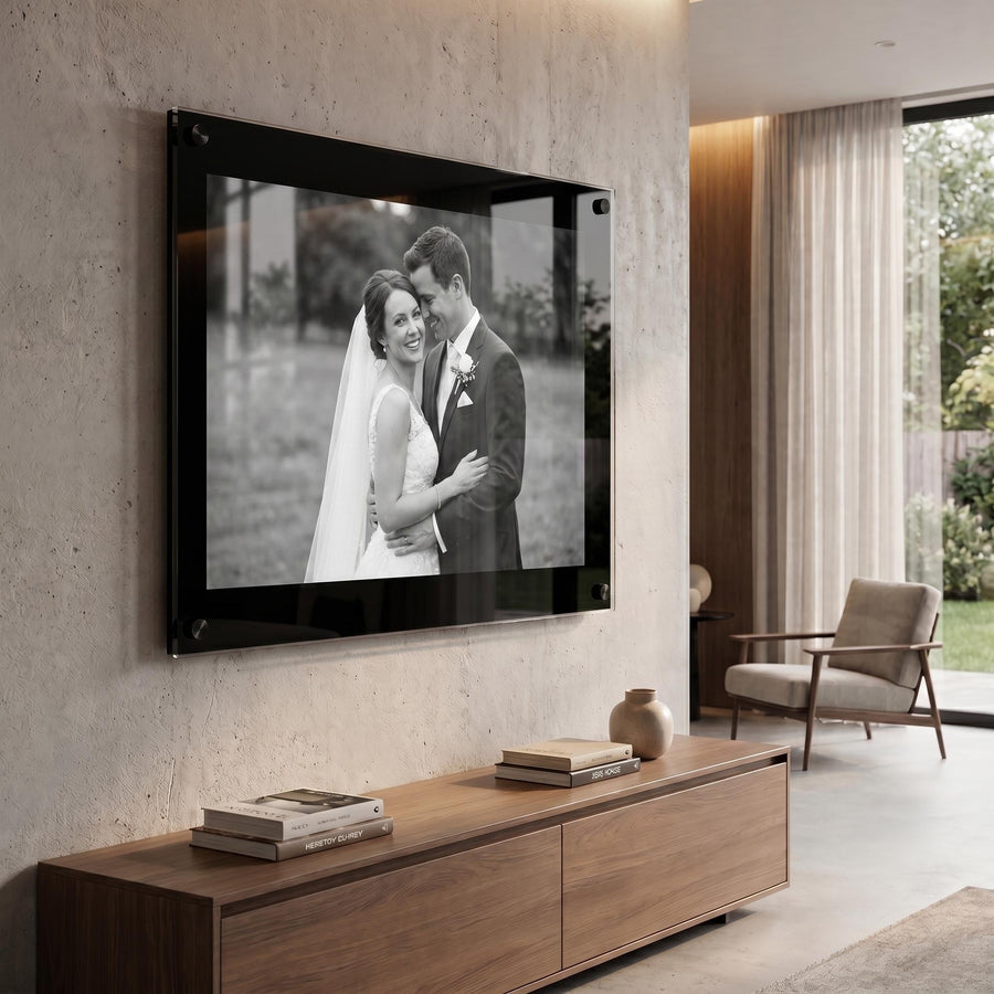 Acrylic Floating Frame Wall Mount Floating Picture Frame for Diploma Certificate Poster Artwork Degree Display
