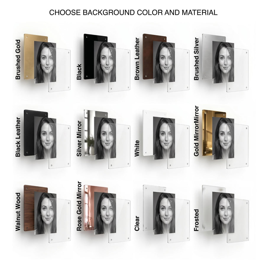 Acrylic Floating Frame Wall Mount Floating Picture Frame for Diploma Certificate Poster Artwork Degree Display