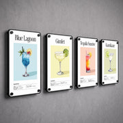 Food commercial sign for restaurant reception custom shop sign wall mounted food menu board acrylic modern price list display menu sign