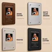 Remembering Portrait Wall Frame Memorial Acrylic Photo Display Loved One Picture Frame Floating Memory Photo Frame Remembrance Wall Decor