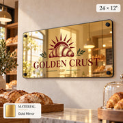 Bakery sign acrylic business sign for door logo display business signage modern sign outdoor floating acrylic signage dessert sign for wall